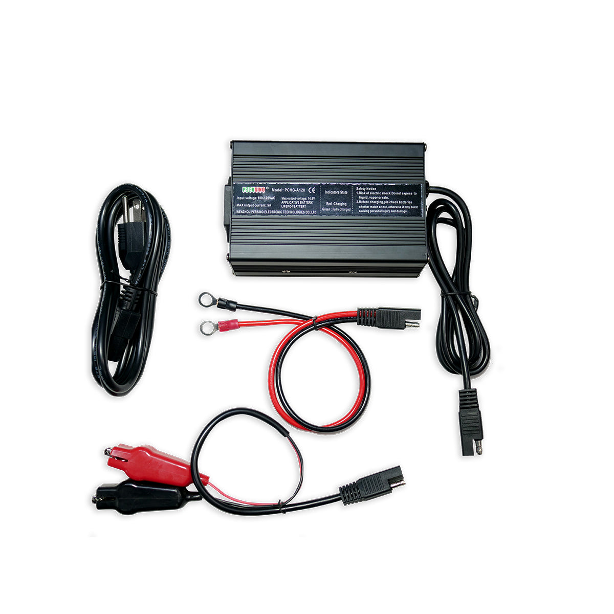 12 Volt LiFePO4 Lithium Charger for Lithium Iron Phosphate Batteries