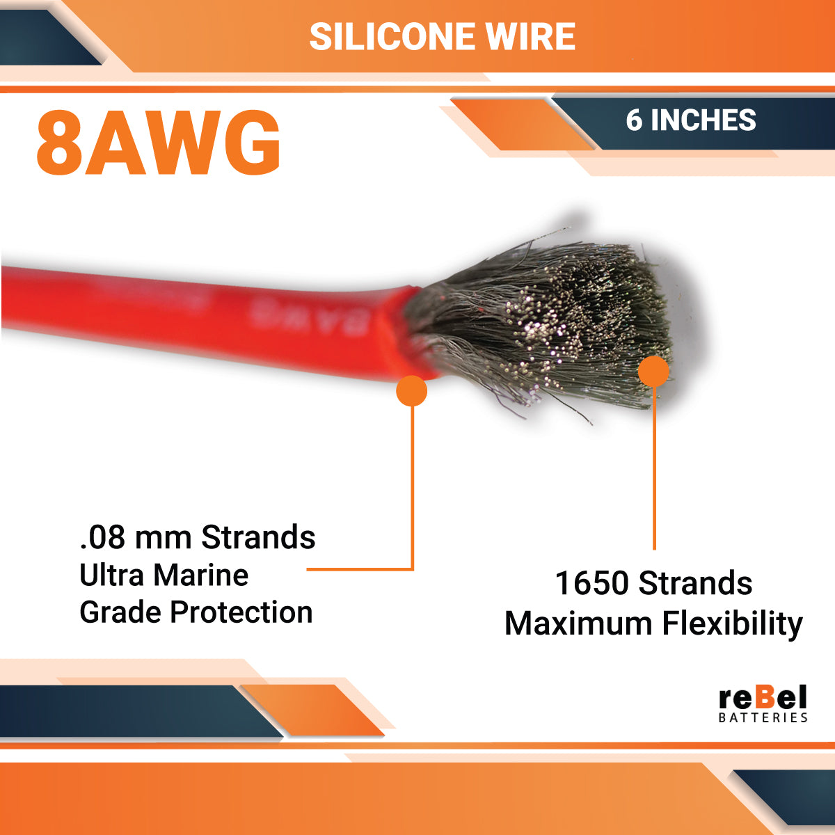 Tinned OFC Marine Grade Silicone Wire