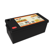 LiFePO4 Smart 12V 200Ah 2560Wh Smart Bluetooth Enabled Rechargeable Lithium Iron Phosphate Battery