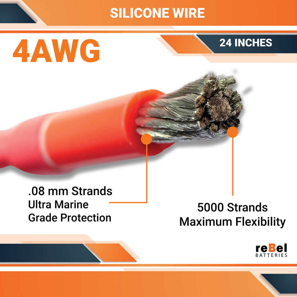 Tinned OFC Marine Grade Silicone Wire